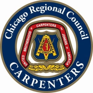 carpenters chicago regional lapel pin-sticker NO LINE