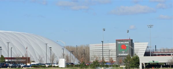 Dubbed "the marshmallow," the Dome at the Ballpark is the largest freestanding inflated dome throughout the U.S.
