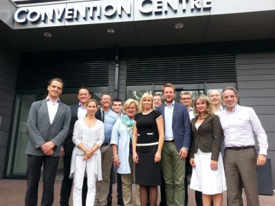 From left to right: Miha Kovacic (Slovenian Convention Bureau), Thorsteinn Orn Gudmundsson (Meet in Reykjavik), Barbra Steuri-Albrecht (Switzerland Convention Bureau), Eric Bakermans (NBTC Holland Marketing), Mladjan Miskeljin (Serbia Convention Bureau), Leena Sipilä (Finland Convention Bureau), Kadri Karu (Estonian Convention Bureau), Petr Kuklík (Czech Convention Bureau ), Matthias Schultze (GCB German Convention Bureau e.V.), Steen Møller (VisitDenmark), Anikó Ferenczy (Hungarian Convention Bureau), Frode Aasheim (Norway Convention Bureau), Christian Mutschlechner (Austrian Convention Bureau)